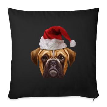 Cadeau de Noël pour Noël - Housse de coussin décorative 45 x 45 cm - noir - Devant