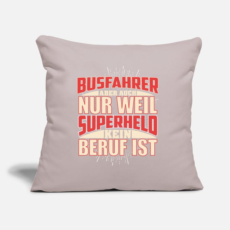 Busfahrer Superheld Sofakissenbezug 45 x 45 cm