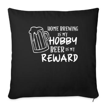 Braumeister Beer Brewer - Sofa pillowcase 17,3'' x 17,3'' (45 x 45 cm) - black - Front