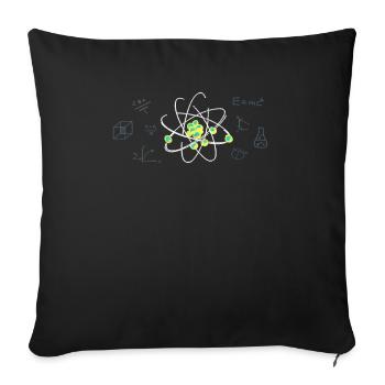 physicist - Sofa pillowcase 17,3'' x 17,3'' (45 x 45 cm) - black - Front