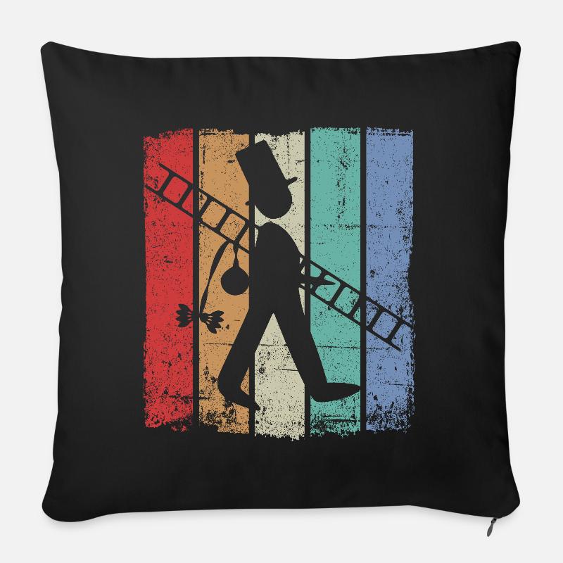 Ramoneur ramoneur - Housse de coussin décorative 45 x 45 cm - noir