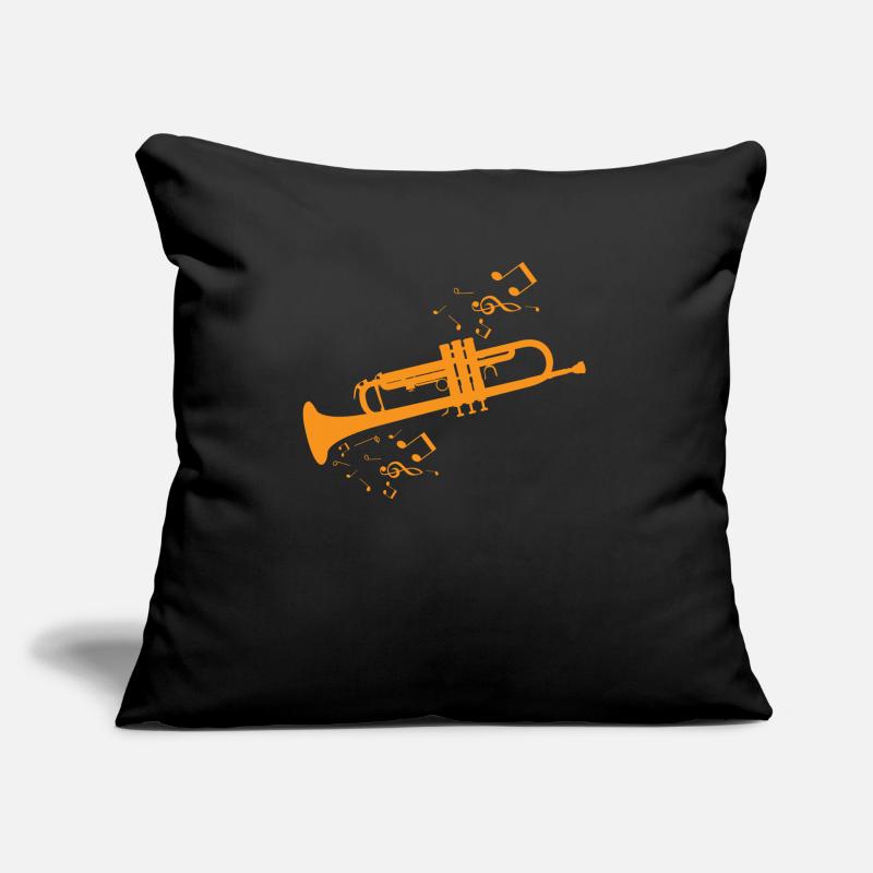 Wind instrument Sofa pillowcase 17,3'' x 17,3'' (45 x 45 cm)