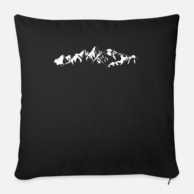 Klettern - Sofakissenbezug 45 x 45 cm - Schwarz