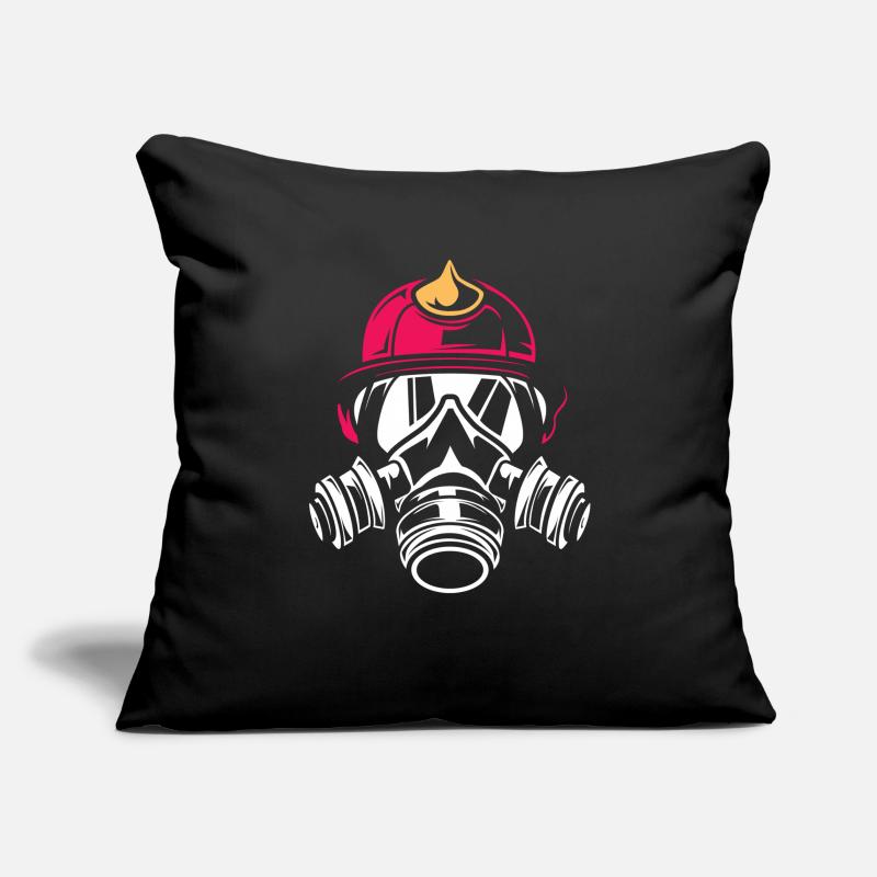 pompier Housse de coussin décorative 45 x 45 cm
