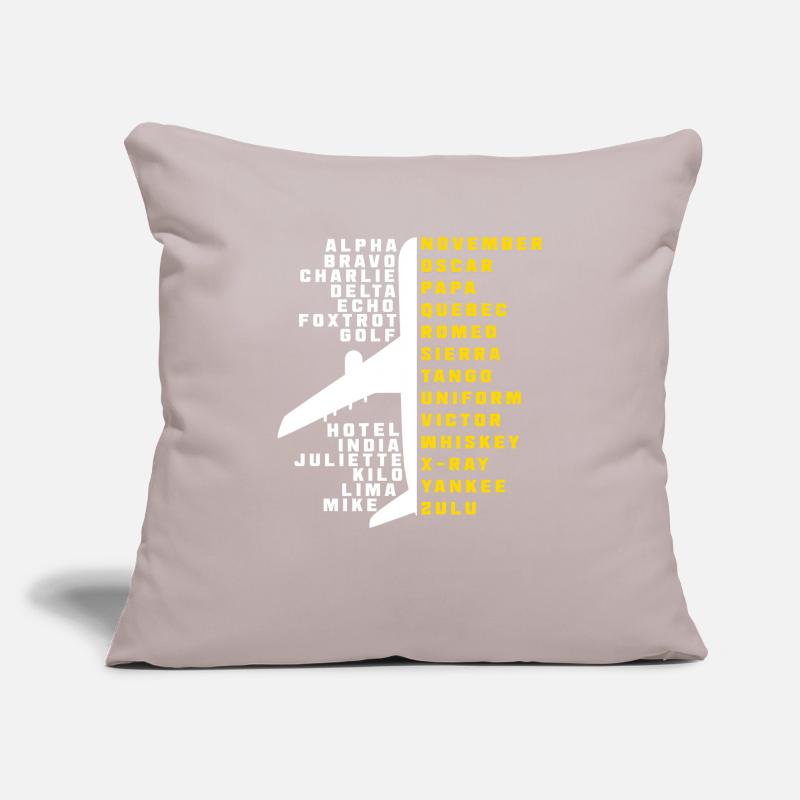 Pilot aviation Sofa pillowcase 17,3'' x 17,3'' (45 x 45 cm)