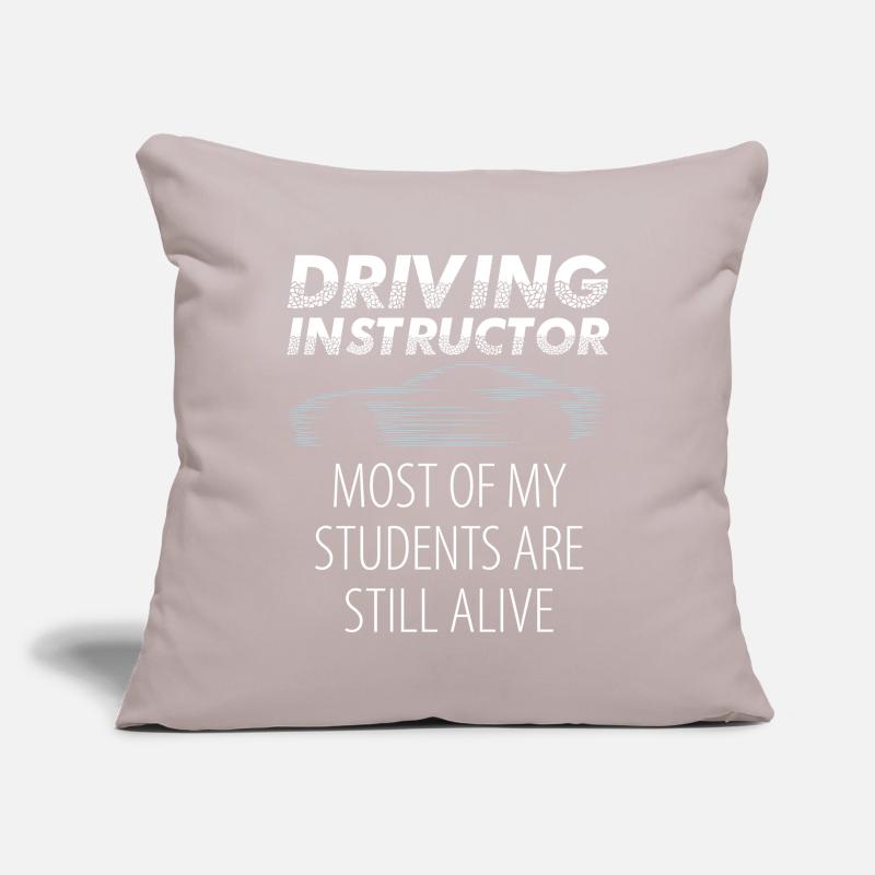 Driving instructor gift student driving lesson Sofa pillowcase 17,3'' x 17,3'' (45 x 45 cm)