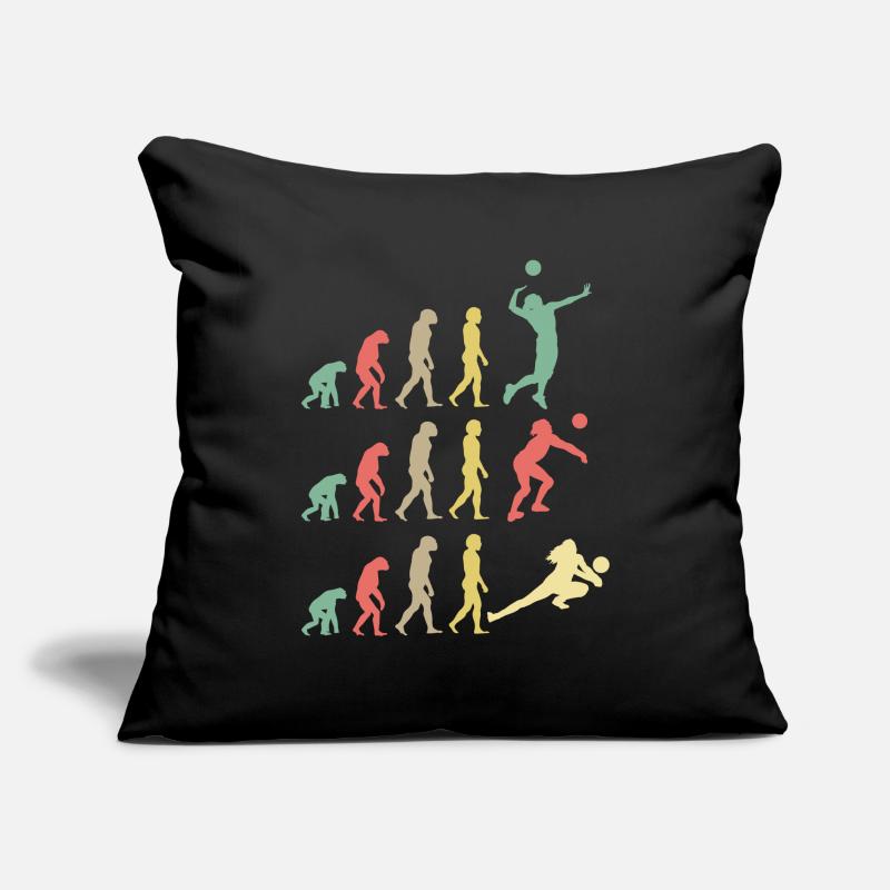 Volleyball evolution Sofa pillowcase 17,3'' x 17,3'' (45 x 45 cm)