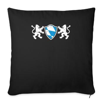 Bavière - Housse de coussin décorative 45 x 45 cm - noir - Devant