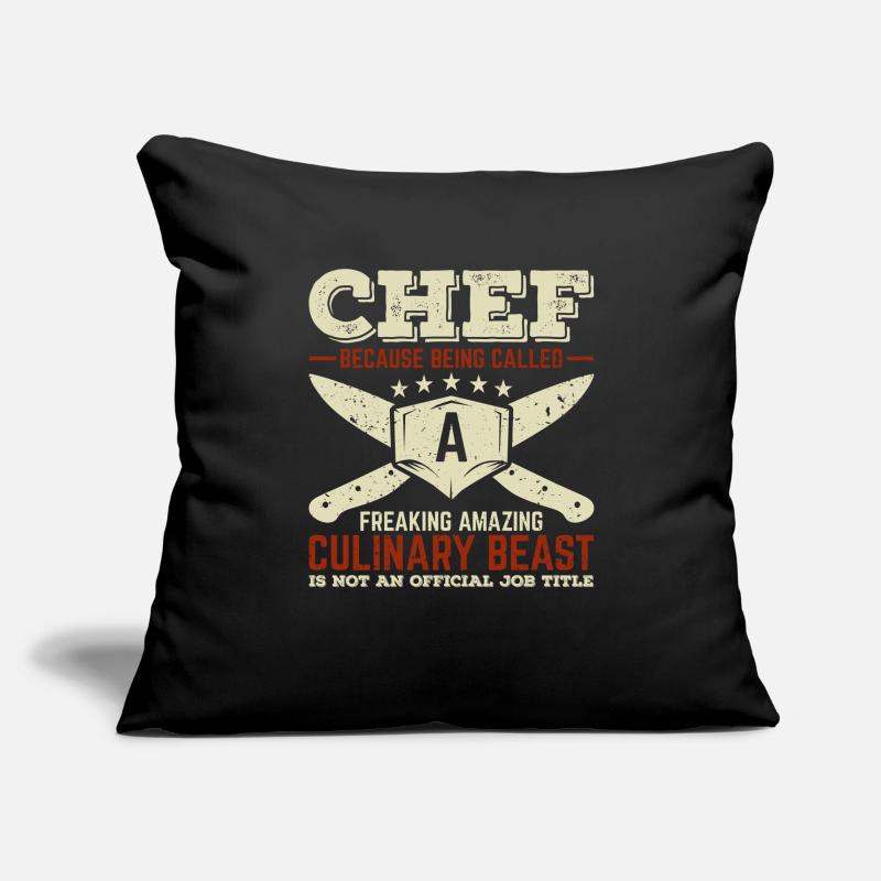 Chef Chef Chef Star Chef Sofa pillowcase 17,3'' x 17,3'' (45 x 45 cm)