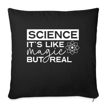 Science - Housse de coussin décorative 45 x 45 cm - noir - Devant