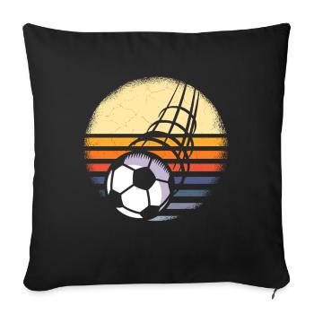 Kicker Kicker Football Vintage - Sofa pillowcase 17,3'' x 17,3'' (45 x 45 cm) - black - Front