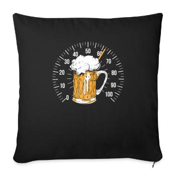 Tuning - Sofa pillowcase 17,3'' x 17,3'' (45 x 45 cm) - black - Front