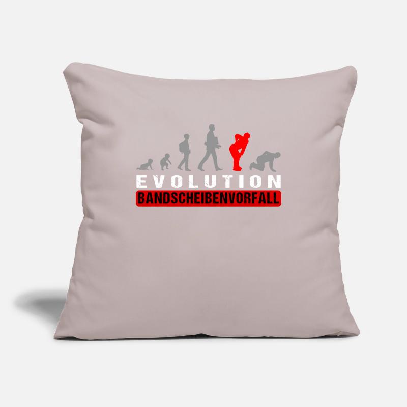 Evolution Bandscheibenvorfall Hexenschuss Männer Sofakissenbezug 45 x 45 cm