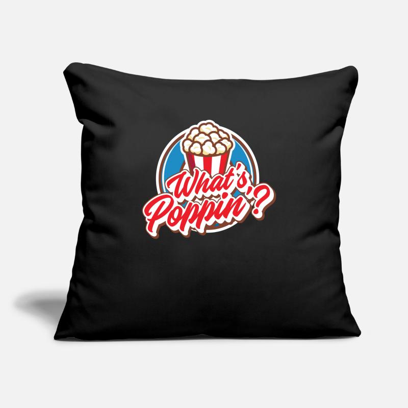 Pop corn Housse de coussin décorative 45 x 45 cm