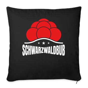 Schwarzwald Schwarzwaldbub Geschenk - Sofakissenbezug 45 x 45 cm - Schwarz - Vorne