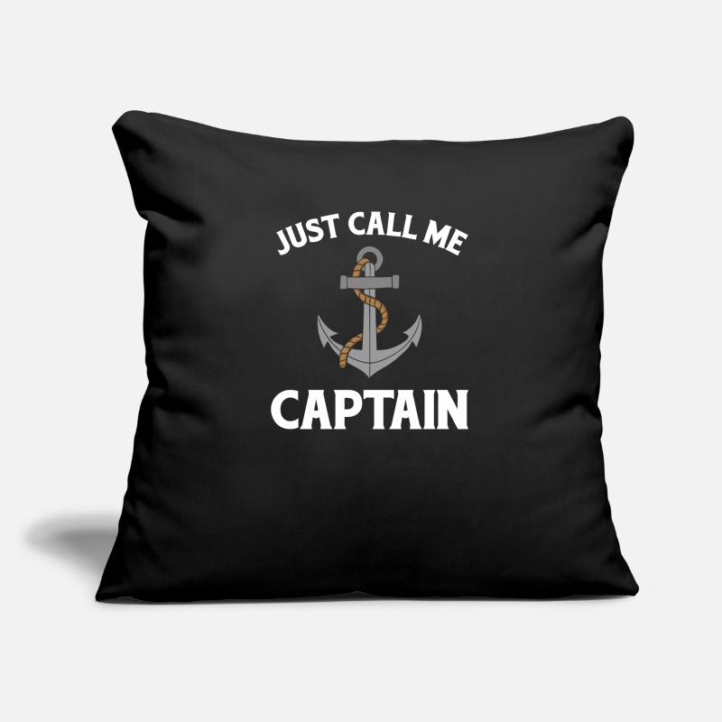 Just call me Captain, Nenne mich einfach Captain Sofakissenbezug 45 x 45 cm