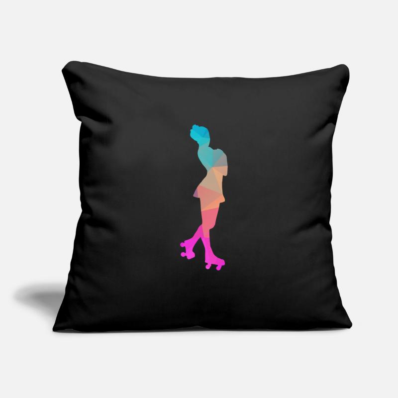 Abstrakter Eis- und Rollschuh-Design Sofa pillowcase 17,3'' x 17,3'' (45 x 45 cm)
