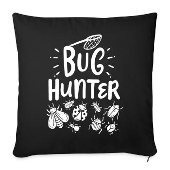 Insekten Entomologe - Sofakissenbezug 45 x 45 cm - Schwarz - Vorne