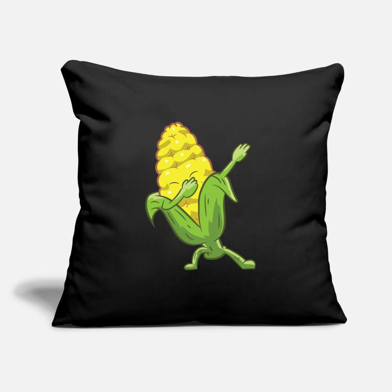 Dabbing Corn Cute Dancing Corn Gift For Corn Sofa pillowcase 17,3'' x 17,3'' (45 x 45 cm)