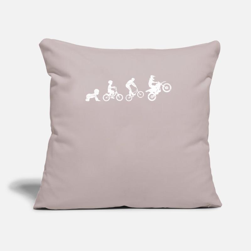 Motocross evolution development Sofa pillowcase 17,3'' x 17,3'' (45 x 45 cm)