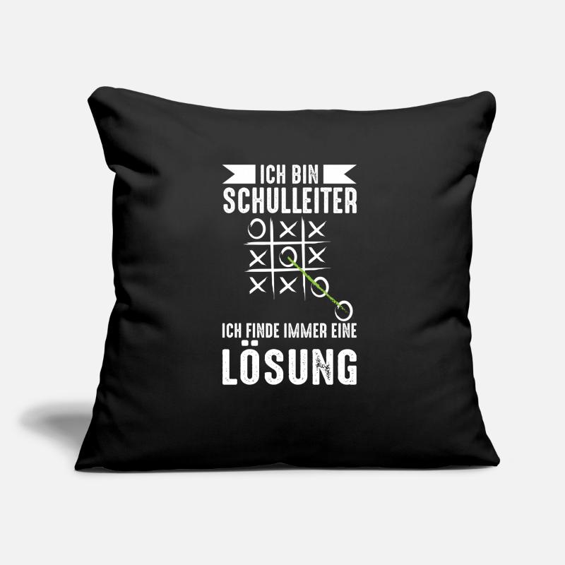 Schulleiter Direktor Rektor Schulleitung Geschenk Sofakissenbezug 45 x 45 cm