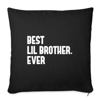 Meilleur frère de tous les temps - Housse de coussin décorative 45 x 45 cm - noir - Devant