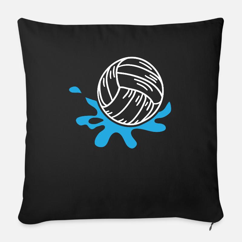 Wasserball - Sofakissenbezug 45 x 45 cm - Schwarz