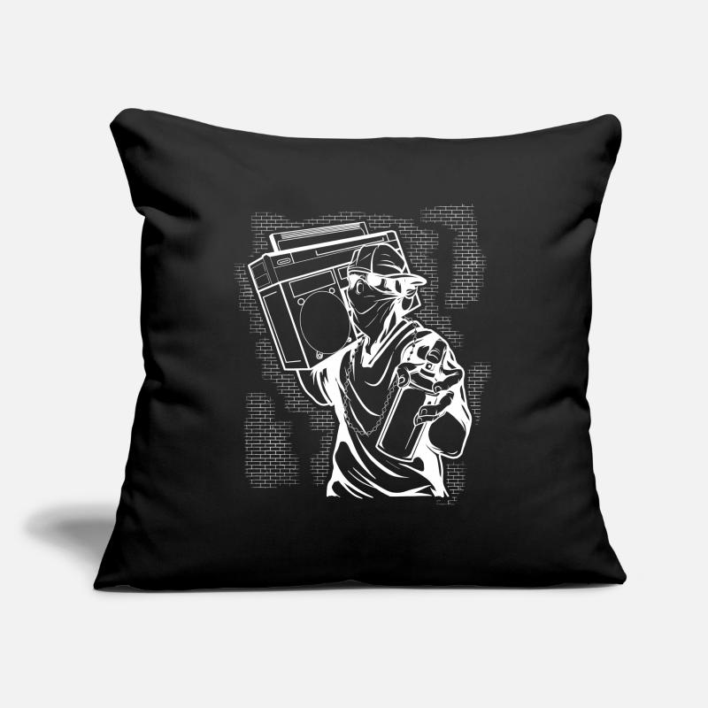 graffiti Housse de coussin décorative 45 x 45 cm