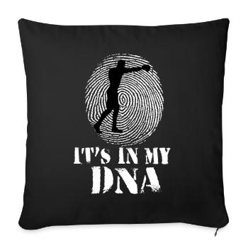 Boxing It's In My DNA - Sofa pillowcase 17,3'' x 17,3'' (45 x 45 cm) - black - Front