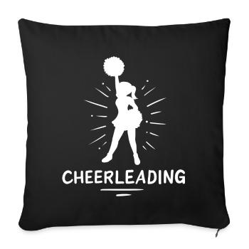 Cheerleading - Sofakissenbezug 45 x 45 cm - Schwarz - Vorne