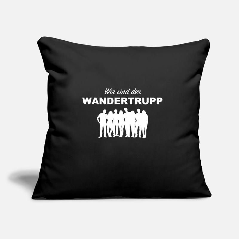 Wandertrupp Wanderspurch Wandergruppe Sofakissenbezug 45 x 45 cm