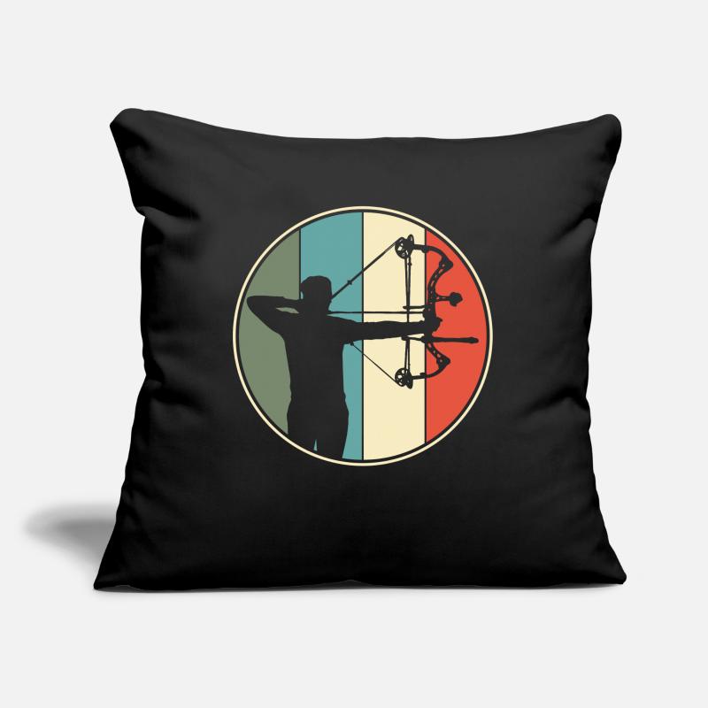 Bogenschießen Bogenjagd Retro Sofakissenbezug 45 x 45 cm