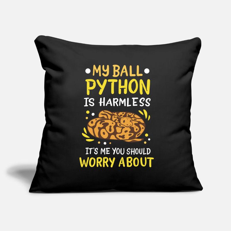 Boule Python Housse de coussin décorative 45 x 45 cm
