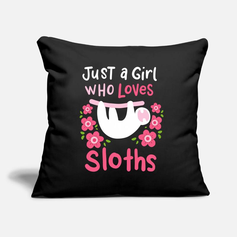 Sloth Sloth Lover Sofa pillowcase 17,3'' x 17,3'' (45 x 45 cm)