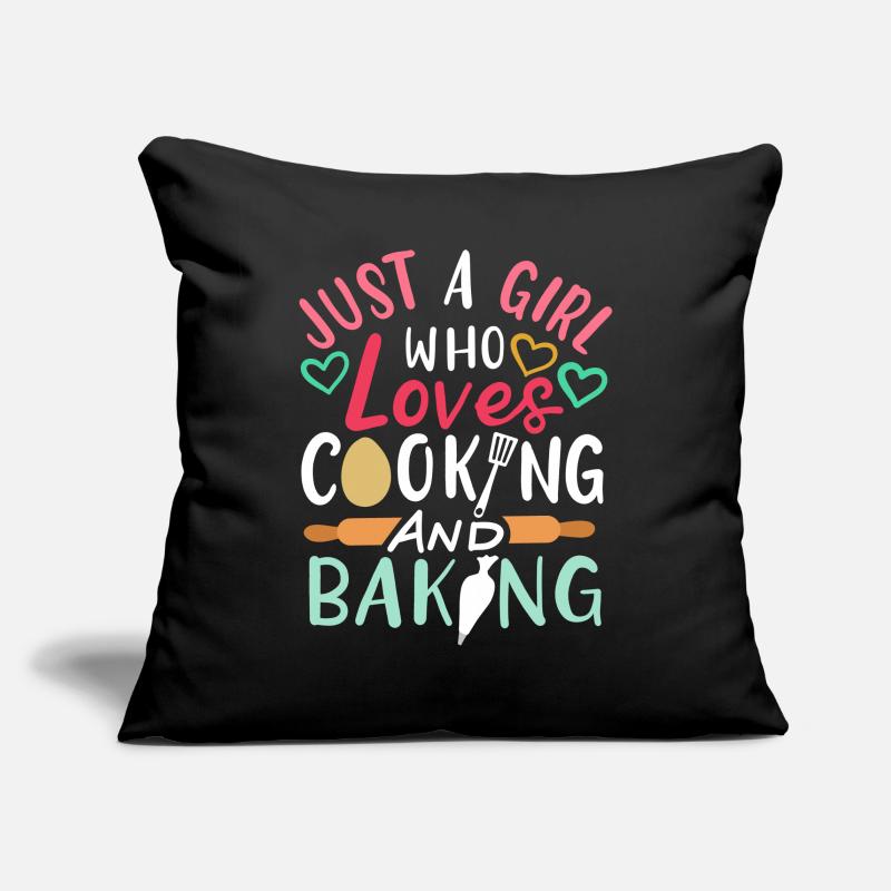 Cuisson de la cuisson Housse de coussin décorative 45 x 45 cm
