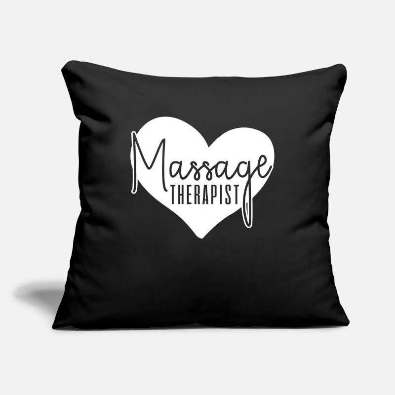 Massagethérapeute massage Housse de coussin décorative 45 x 45 cm