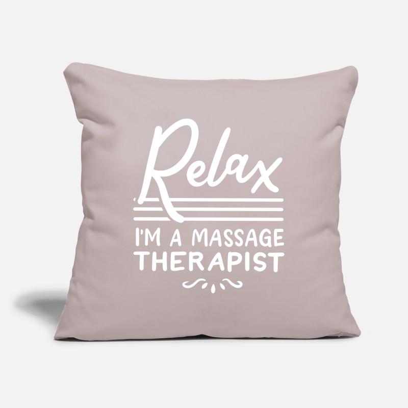 Massagetherapeut Massagetherapie Sofakissenbezug 45 x 45 cm