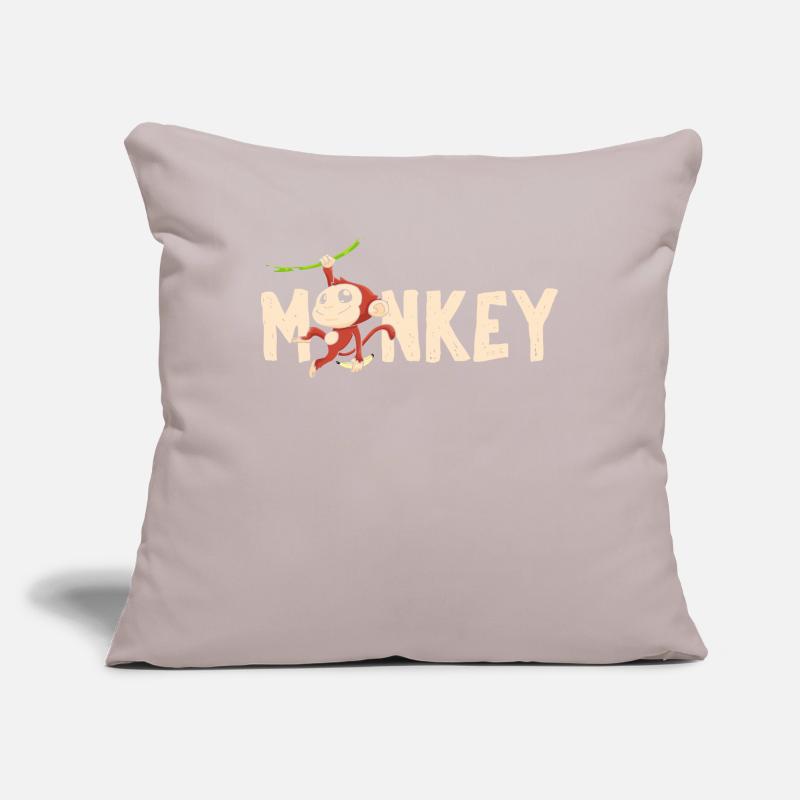 Monkey Primate Monkey Sofa pillowcase 17,3'' x 17,3'' (45 x 45 cm)