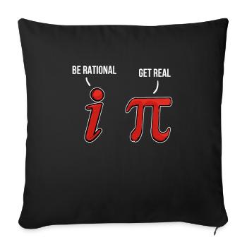 Pi Day Math Pi 3.14 - Housse de coussin décorative 45 x 45 cm - noir - Devant