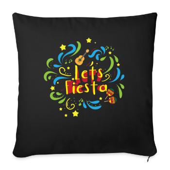 Cinco De Mayo Fête Mexicain Mexique - Housse de coussin décorative 45 x 45 cm - noir - Devant