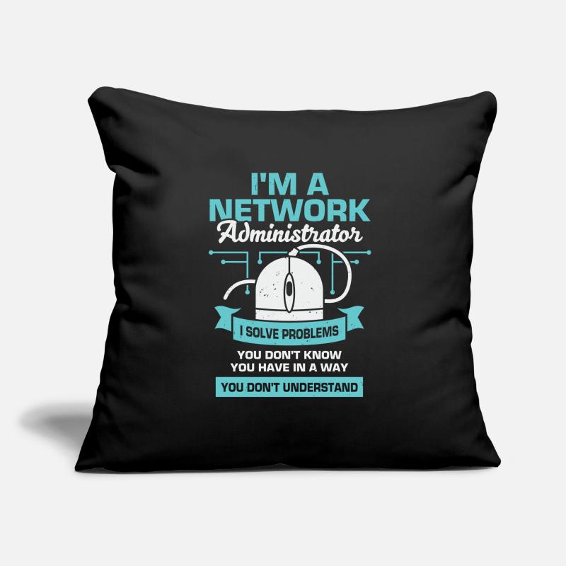 Network Administrator System Administrator Gift Sofa pillowcase 17,3'' x 17,3'' (45 x 45 cm)