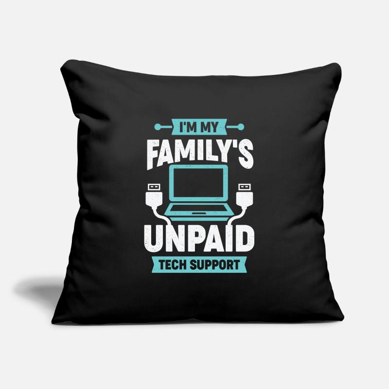 Funny Computer IT Support Staff Gift Sofa pillowcase 17,3'' x 17,3'' (45 x 45 cm)