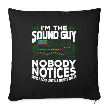 Sound Engineer Sound Engineering Sound Engineer Gift - Sofa pillowcase 17,3'' x 17,3'' (45 x 45 cm) - black - Front