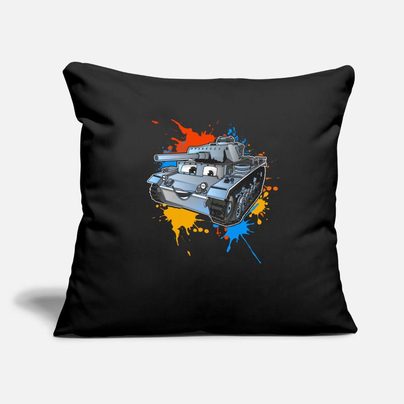 Panzer Sofakissenbezug 45 x 45 cm