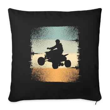 Quad - Housse de coussin décorative 45 x 45 cm - noir - Devant