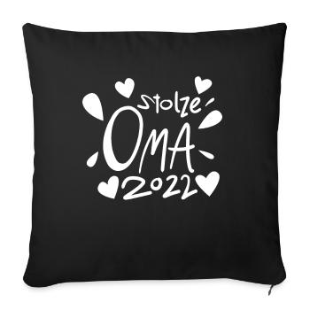 OMA 2022 - Sofakissenbezug 45 x 45 cm - Schwarz - Vorne