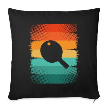 Pagaie - Housse de coussin décorative 45 x 45 cm - noir - Devant