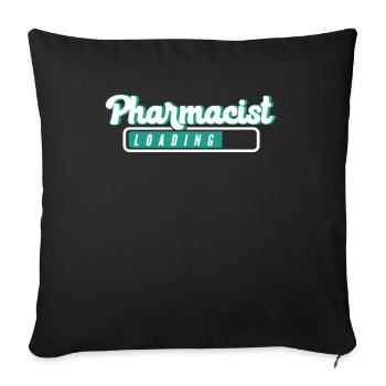 Pharmacist Gift, Pharmacy Pharmacy, Pharmacist - Sofa pillowcase 17,3'' x 17,3'' (45 x 45 cm) - black - Front