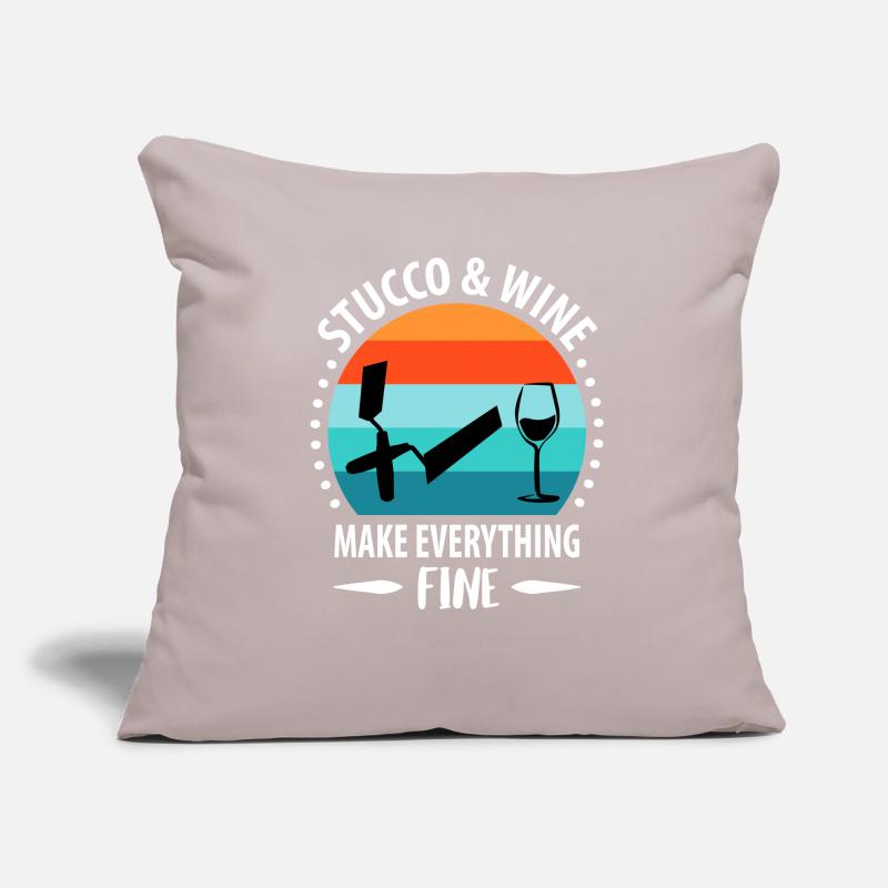 Plasterer Plasterer Plasterer Plasterer Gift Sofa pillowcase 17,3'' x 17,3'' (45 x 45 cm)