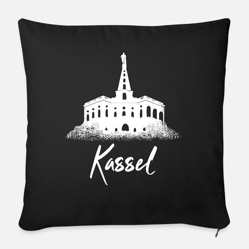 Kassel - Pudebetræk 45 x 45 cm - sort